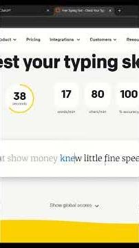 Fastest Typing Speed Test ⌨️⚡ | 120+ WPM Challenge!