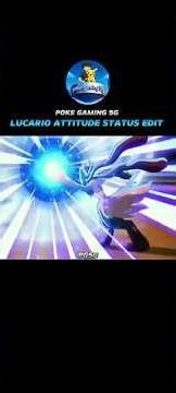 LUCARIO: THE AURA GOD ⚡ | Attitude Edit (4K) | #pokemon #shorts