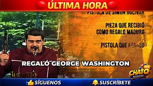 Una cena en Estambul se volvió viral por el exorbitante precio de los filetes y el servicio. Pero la verdadera sorpresa fue el regalo que recibió Maduro: la pistola de Simón Bolívar, valorada en 1.8 millones de dólares, una pieza que pertenece a la República. #Maduro #Bolivar #RegaloViral #Subasta #Historia | Amo El Chocolate