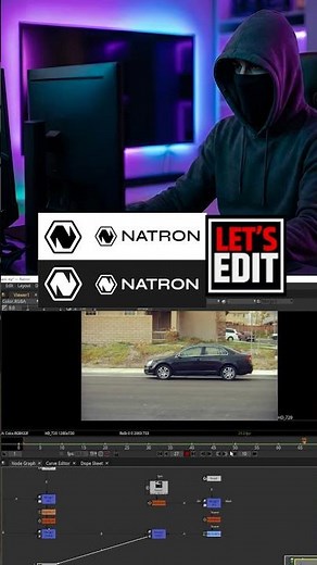 Go to main channel CAR HIT COMPOSITING in NATRON #composting #natron #vfx #nuke #greenscreen