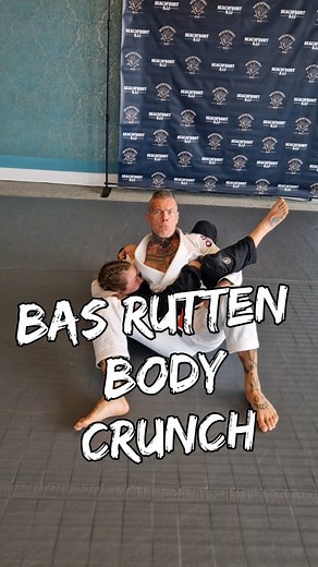 Bas Rutten Body Crumch 💪🏼💥 Keep it simple and smile! Jiu-Jitsu Never Dies 🥷☠️ @manto_original @beachfront_bjj #basrutten #bodycrunch #jiu_jitsulife #bjjlive #bjjvideo #smileandtrain | Miko BJJ / Tattoo addict