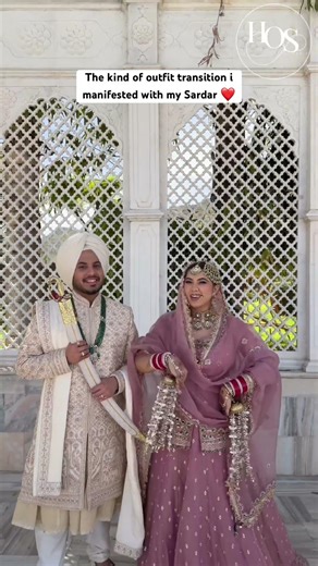 From a sindhi bride to sardarni real quick ❤️