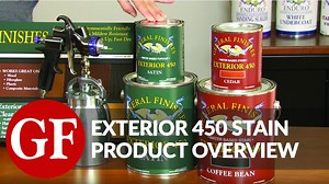 GF's Exterior 450 Stains are low VOC premium quality, exterior...