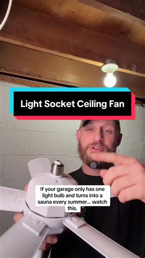 Light Socket Ceiling Fan for Summer Comfort