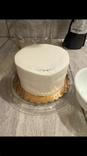 Made a Geode Cake for my son’s geology party. Just some food coloring, rock candy and edible glitter to make his dream cake. #birthdaycake #geodecake #foryou #momsoftiktok #geode