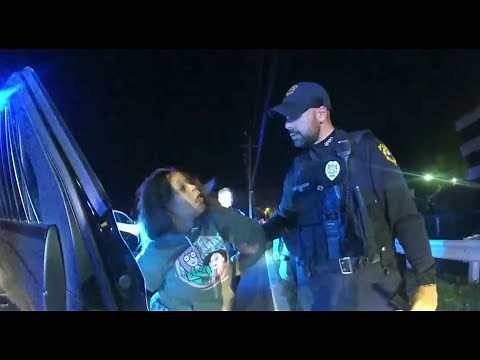 Belligerent Woman Arrested for DWI after Police Pursuit and Taken to Jail