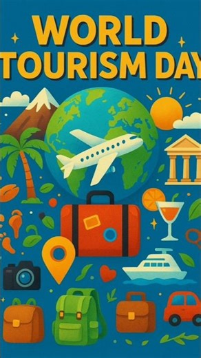 🌍✨ Explore. Dream. Discover. | Happy World Tourism Day ✈️🏝️📸 #shorts #tourism