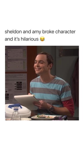 30K views · 1.2K reactions | Sheldon and amy broke character and it's hilarious | The Big Bang Bazinga | Facebook