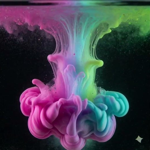 Mesmerizing Satisfying Visuals | Liquid Colors Flowing