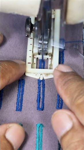 How to sew buttonhole using sewing machine #sewing #2