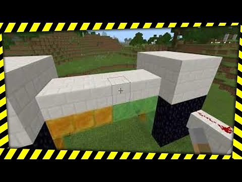 Minecraft - How to Build a Retractable Bridge