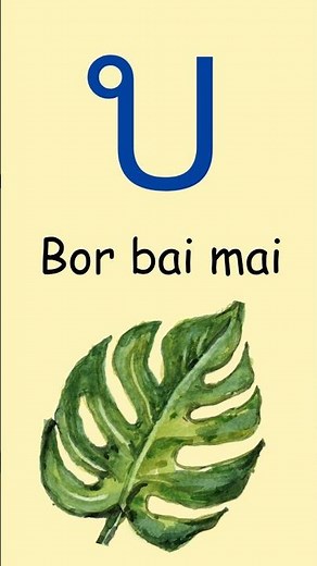Thai alphabet #learningthai #thaionline #education