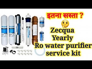 Zecqua Ro Kit With 100 GPD High-TDS Membrane, UV Chamber with all Filter Cartridge on Flipkart