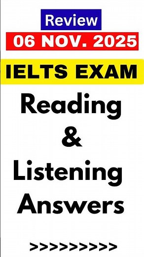 6 November IELTS exam review| 6 November IELTS exam reading and listening answers #ieltsexpert