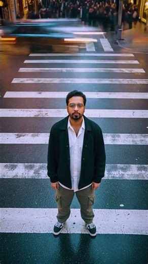 Urban Motion Freeze | Standing Still in a Moving World (AI Cinematic Short)