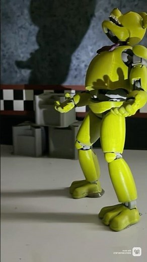 Spring lock failure test stop motion #fnaf #stopmotion #springbonnie #springlocks￼￼￼￼￼