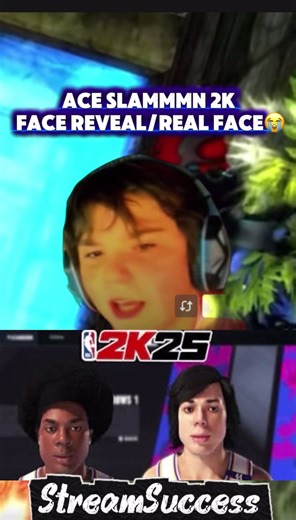 Ace slammmn 2k face reveal/Real Face😭 | #fyp #foryoupage #aceslammn #nba2k #aceslammmmmmn2k