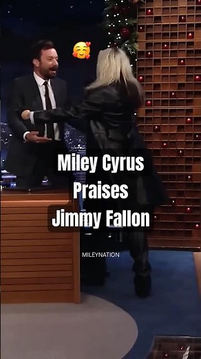 Miley Cyrus Knows How to Make an Entrance! The Tonight Show With Jimmy Fallon | #shorts #mileycyrus