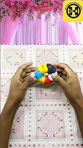 How to Make a Colorful Wall Hanging from Plastic Bottle Caps Best Out of Waste Idea