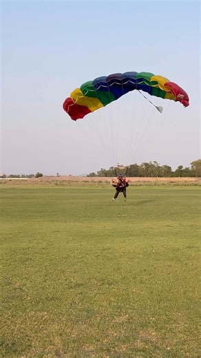 Tandem Skydiving Landing