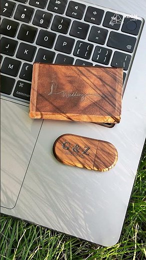 Personalized Laser-Engraved Wedding USB Drive 💍 | Laser Engraving Ideas