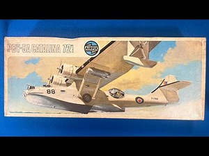 Midway Week #2 Airfix 1972 PBY-5A Catalina Vintage Model Airplane Kit Review Unboxing