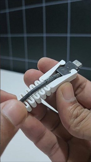3D Printed Cable Protector #3dprinting #cable #3dprinted