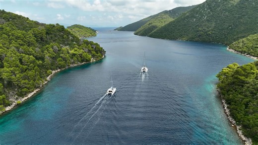 Drone Explores Croatia's Coastal Beauty