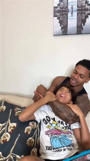 Jordan & Tatiana Brown | No children were harmed during the making of this video…just his pride!😂😏 #kids #ipad #babyboy #dadlife | Instagram