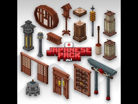 Japanese Furniture Pack Volume 1 Minecraft Models