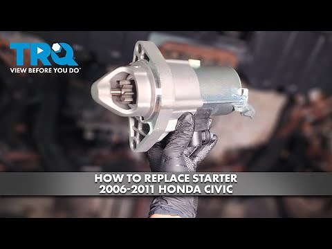 How to Replace Starter 2006-2011 Honda Civic