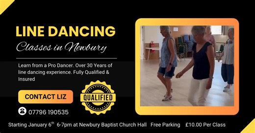 Line Dancing classes in Newbury on Reels