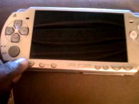 How to fix black screen on my psp when green light is on but blank screen