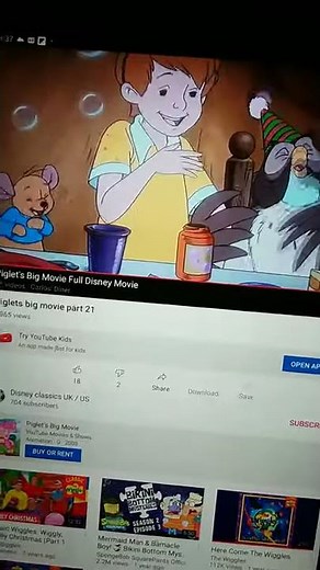 piglet big movie trigger roo Zachary Christopher robin owl