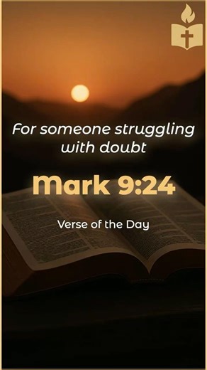 For someone struggling with doubt | Mark 9:24 #bibleverse #dailyverse #forgedbygod #devotional