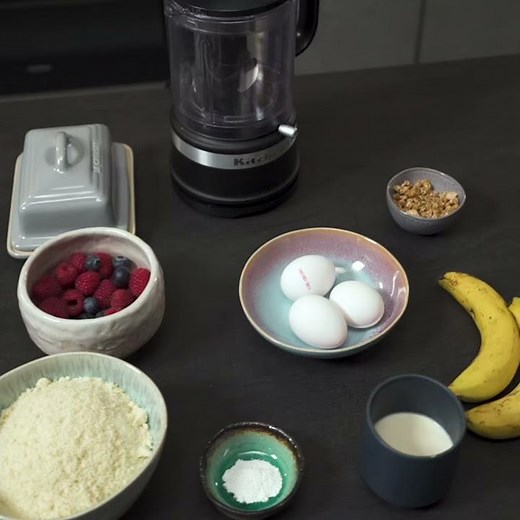 Glutenfreie Mandel-Bananen-Pancakes