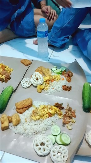 Munggahan bareng 🤗🥰 #munggahan #liwetansebelumpuasa