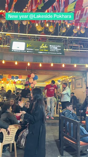 New year at Vintage Lake Pokhara #newyear2026 #housefull #vintagelake #fyp #lakesidepokharanepal🇳🇵