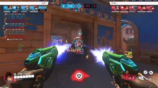[ proper 猎空 ]Zeta vs OSG | 泄露训练赛 （选闪光就是降维打击）