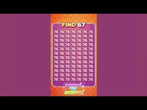 GENIUS IQ TEST 99% FAIL | FIND 67