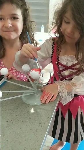 DIY Solar System (Dollar Store) for Science Kids