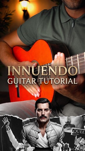 Queen Innuendo Guitar Tutorial #shorts #guitar #flamenco