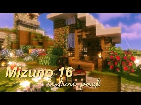 mizuno 16 craft ~ minecraft pe texture pack review | cottagecore aesthetic