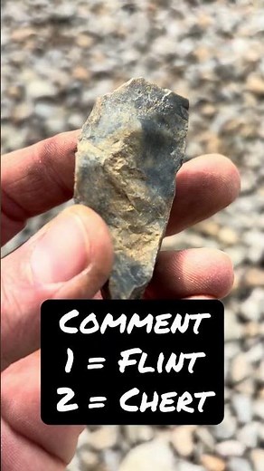 Ohio Flint… or Chert? 🤔 Comment 1 = Flint2 = Chert