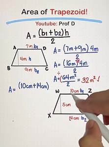 Mastering the Area of a Trapezoid – Shape Your Math Skills! | Prof D