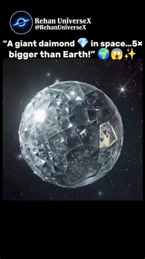NASA Discovered a Giant Diamond in Space 💎 | 5× Bigger Than Earth! 🌍😱
