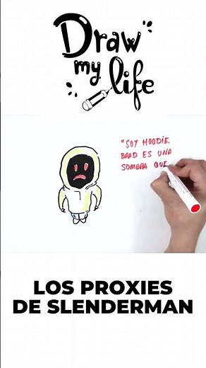 Los PROXIES de SLENDERMAN - #SHORTS | Draw My Life en Español