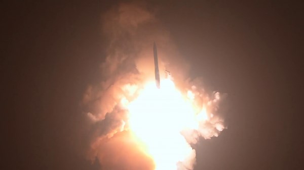 Malmstrom airmen participate in Minuteman III test launch