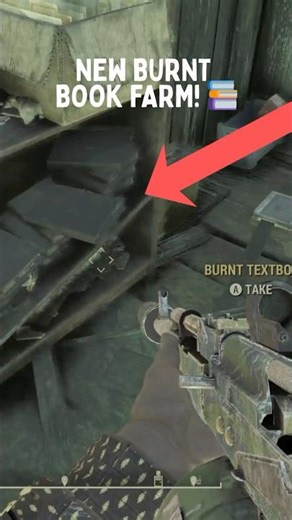 NEW Burnt Book Location at Burning Springs - Fallout 76 📒📖 #shorts #fallout76