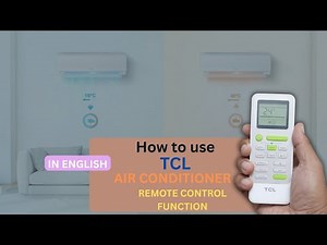 How to Use TCL AC Remote Control | Step by Step in English